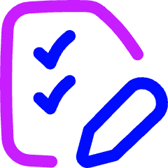 Task List Edit Icon from Flex Neon Set