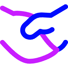 Business Handshake Icon from Flex Neon Set