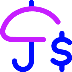 Security Umbrella Icon from Flex Neon Set