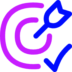 Target Check Icon from Flex Neon Set