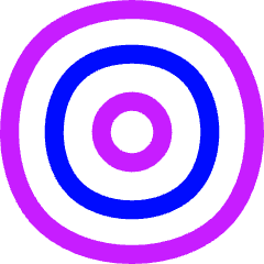 Target No Arrow Icon from Flex Neon Set