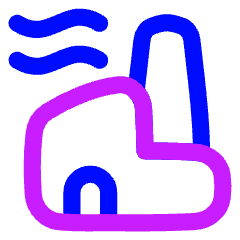 Factory Plant Icon from Flex Neon Set