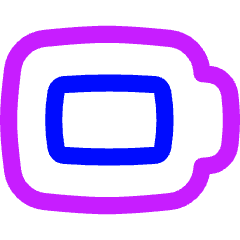 Battery Full 3 Icon from Flex Neon Set