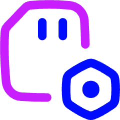 Sd Card Setting 1 Icon from Flex Neon Set