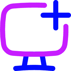 Desktop Add Icon from Flex Neon Set