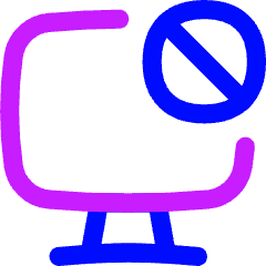 Desktop Block Icon from Flex Neon Set