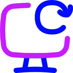 Desktop Refresh Icon from Flex Neon Set