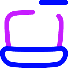 Laptop Remove Subtract Icon from Flex Neon Set