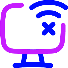 Monitor Error Icon from Flex Neon Set