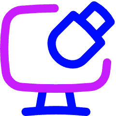 Monitor Lock Icon from Flex Neon Set