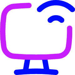 Monitor Wifi Icon from Flex Neon Set