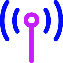 Wifi Antenna Icon from Flex Neon Set