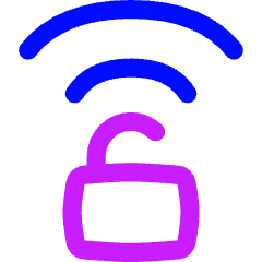 Wifi Not Secure Connection Icon from Flex Neon Set