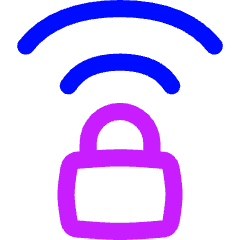 Wifi Secure Connection Icon from Flex Neon Set