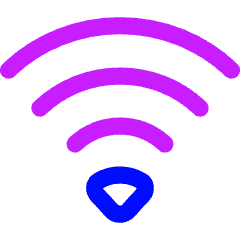 Wifi Signal Full Icon from Flex Neon Set