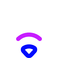 Wifi Signal Low Icon from Flex Neon Set