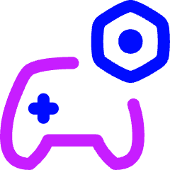 Controller Setting Bolt Nut Icon from Flex Neon Set
