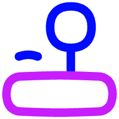 Controller Stick Icon from Flex Neon Set