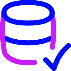 Database Check Icon from Flex Neon Set