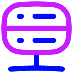 Database Server 2 Icon from Flex Neon Set
