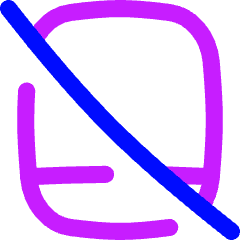 Tablet Disable Icon from Flex Neon Set