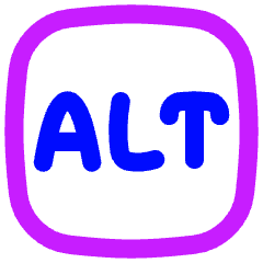 Alt Icon from Flex Neon Set