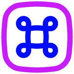 Command Square Icon from Flex Neon Set