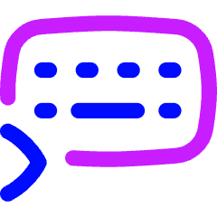 Keyboard One Hand Right Icon from Flex Neon Set