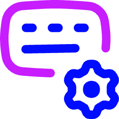 Keyboard Option Setting Gear Icon from Flex Neon Set