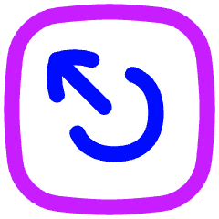 Power Off Square Icon from Flex Neon Set