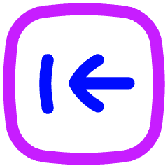 Previous 2 Icon from Flex Neon Set