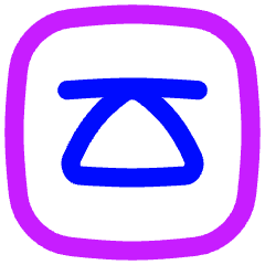 Projection Square Icon from Flex Neon Set
