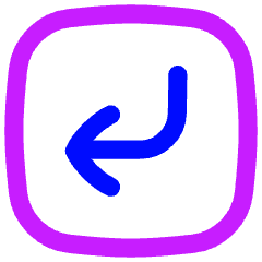 Return 3 Icon from Flex Neon Set