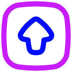 Shift Square Icon from Flex Neon Set