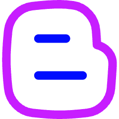Blogger Logo Icon from Flex Neon Set