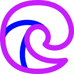 Edge Logo Icon from Flex Neon Set