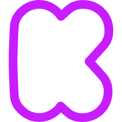 Kickstarter Logo Icon from Flex Neon Set