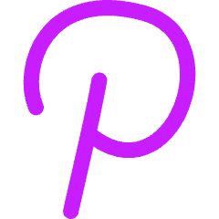Pinterest Logo Icon from Flex Neon Set