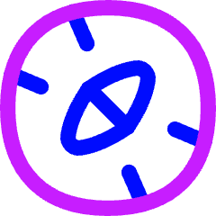 Safari Logo Icon from Flex Neon Set