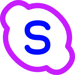Skype Logo Icon from Flex Neon Set
