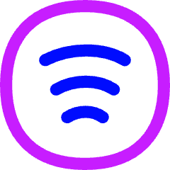 Spotify Logo Icon from Flex Neon Set