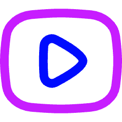 Youtube Logo Icon from Flex Neon Set