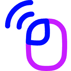 Click Left Double Icon from Flex Neon Set