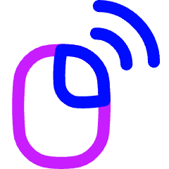 Click Right Double Icon from Flex Neon Set