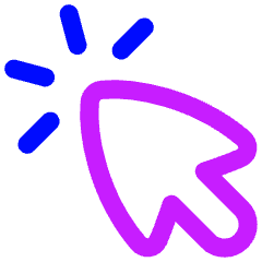 Cursor Click Icon from Flex Neon Set