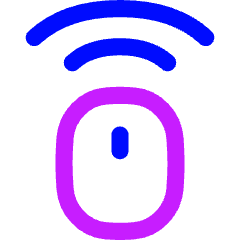 Mouse Wireless 1 Icon from Flex Neon Set