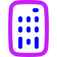 Remote Control Icon from Flex Neon Set
