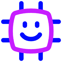 Ai Chip 2 Icon from Flex Neon Set