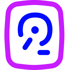 Hard Disk Icon from Flex Neon Set