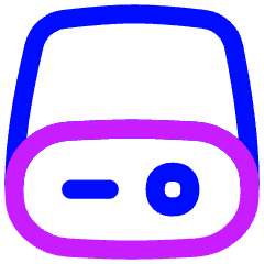 Hard Drive 2 Icon from Flex Neon Set